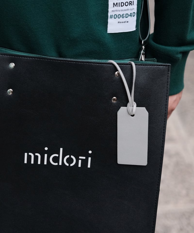 Inmost green tote bag BLK | MIDORI mirthful doz 