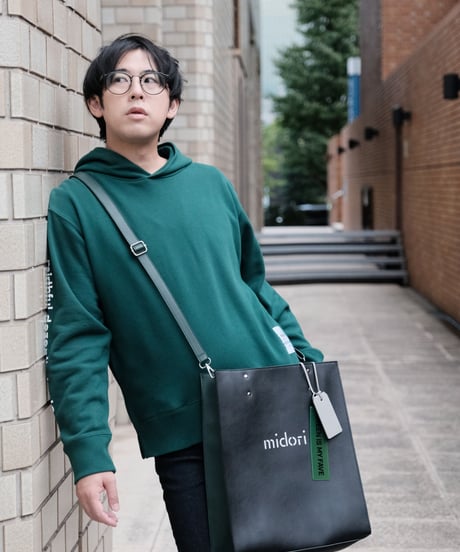 Inmost green tote bag BLK