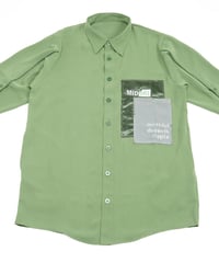 【限定600着】Overlapping shirt GRN