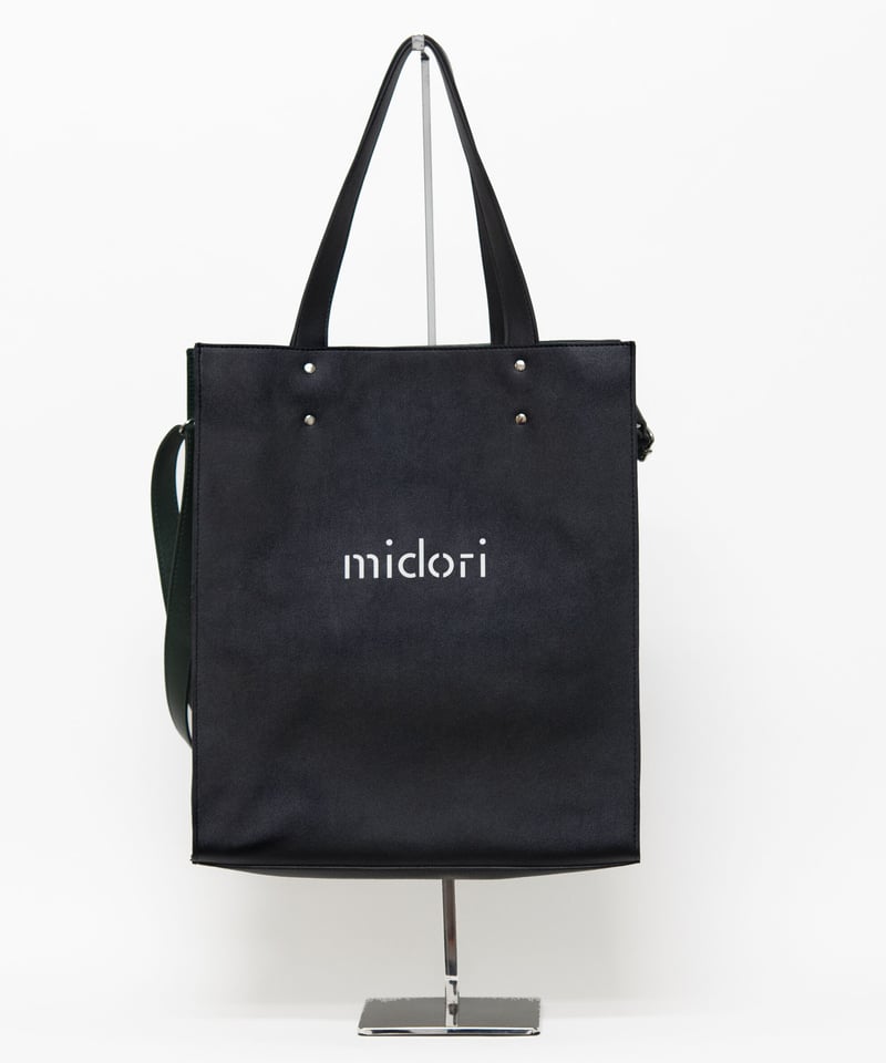Inmost green tote bag BLK | MIDORI mirthful doz