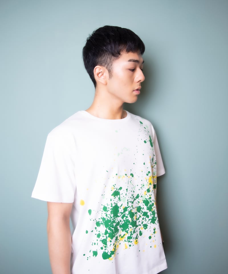 Canvas TEE-shirt Shirai WHT | MIDORI mirthful