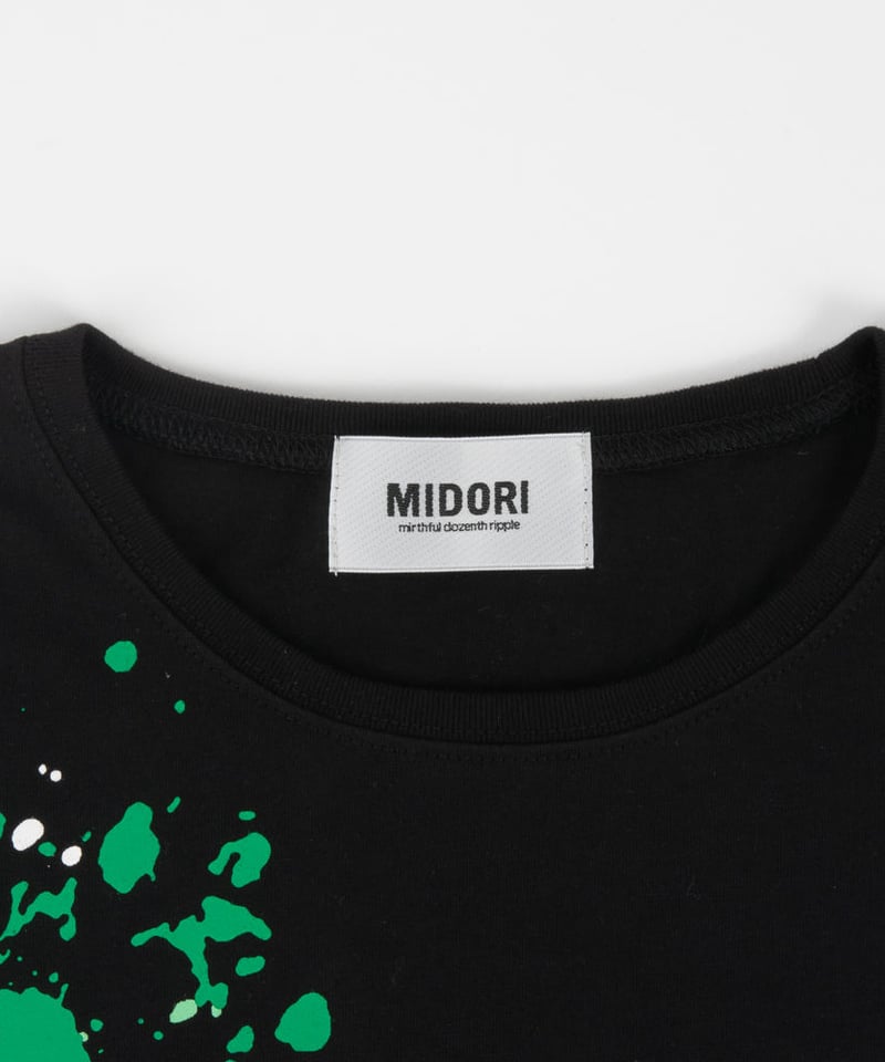 Canvas TEE-shirt Limited BLK | MIDORI mirthful 