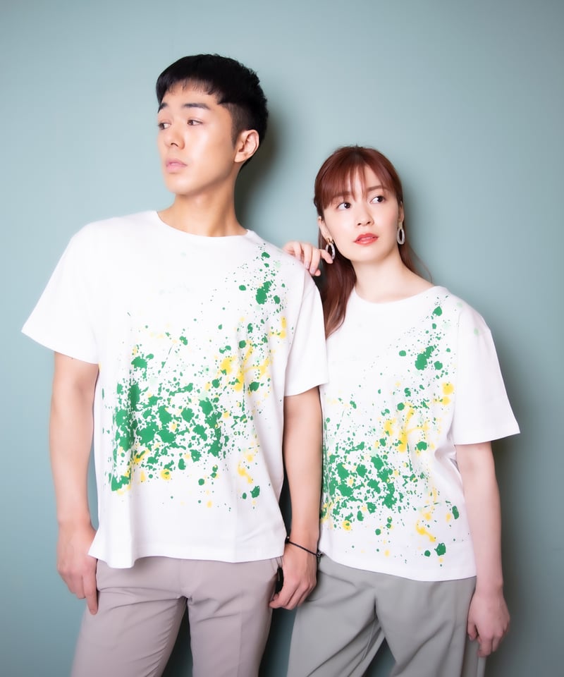 Canvas TEE-shirt Shirai WHT | MIDORI mirthful