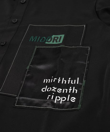 Overlapping shirt BLK