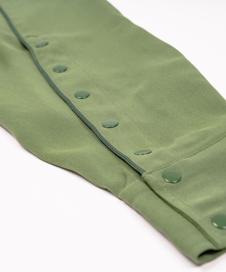 【限定600着】Overlapping shirt GRN