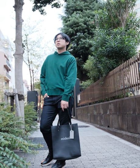 Inmost green tote bag BLK