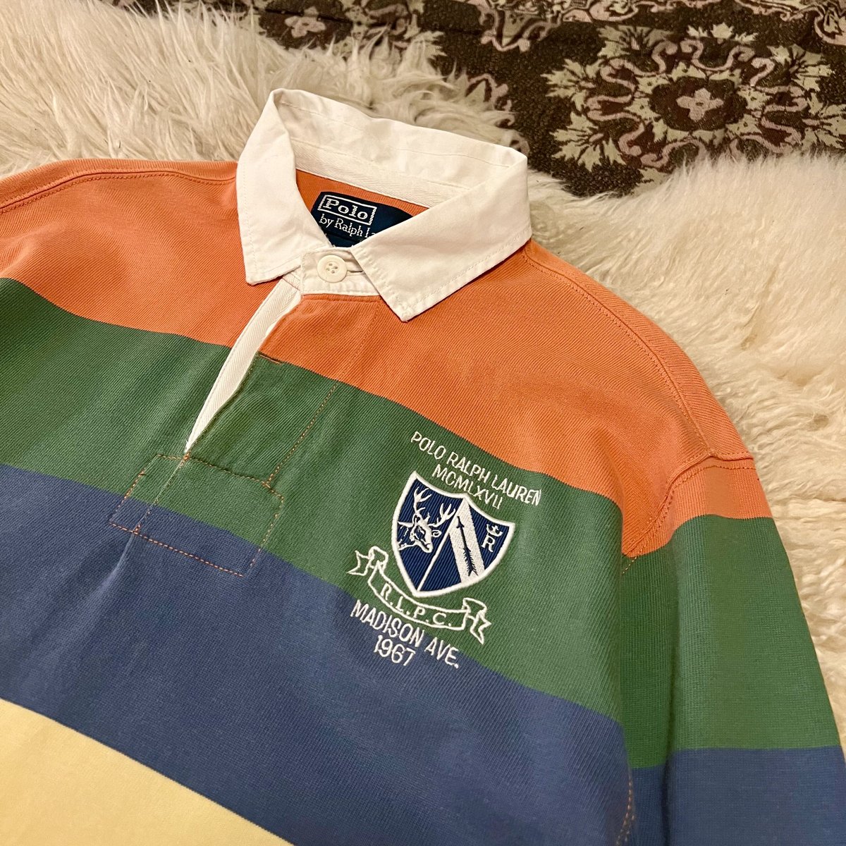 90s “polo by Ralph Lauren ”rugby shirt 】 | Sk...