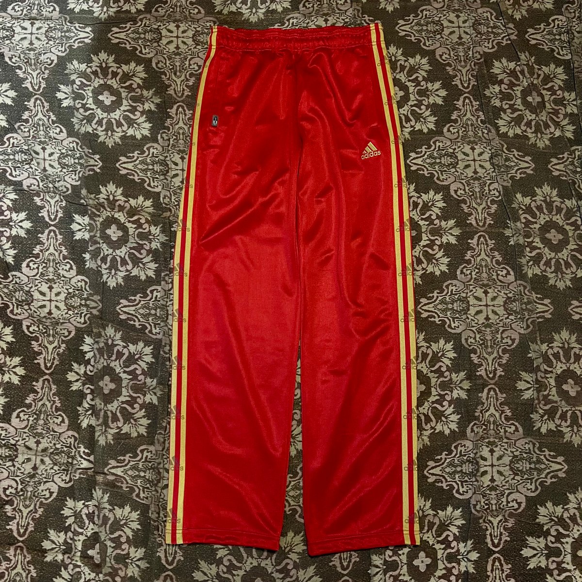 uuu HOLIDAY FLARE TRACK PANTS サイズ0 赤 HOLIDAY】 FLARE TRACK