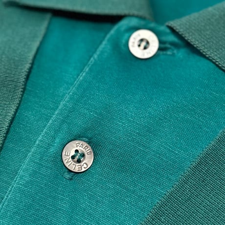 【 90s “OLD CELINE” cotton design polo shirt 】