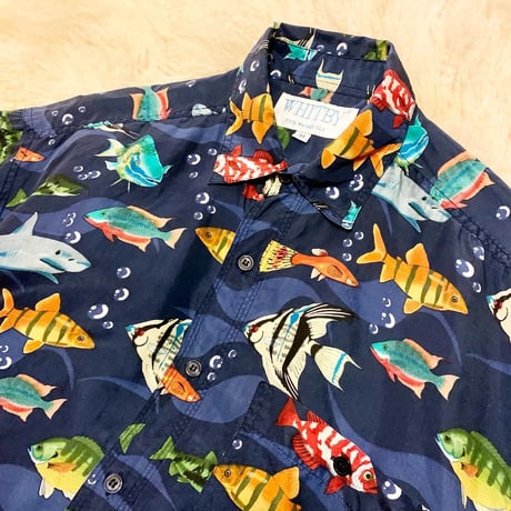 【 silk pattern S/S shirt 】