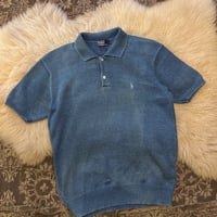 【 90s “POLO by Ralph Lauren” cotton knit polo shirt 】