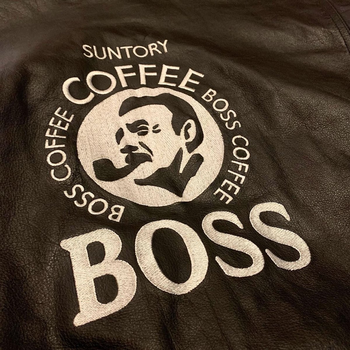 SUNTORY BOSS” leather jacket 】 | Skeleton Lamp SUNTORY BOSS” leather jacket 】 | Skeleton Lamp