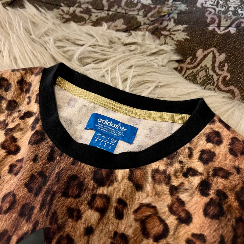 ★ドイツ発*adidas Originals*新作*Wabash LEOPARD Tシャツ/BL★ adidas” leopard print T-shirt 】 | Skeleton Lamp