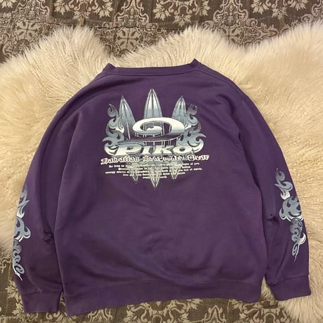 【 90s~ “PIKO” kirakira sweat shirt 】