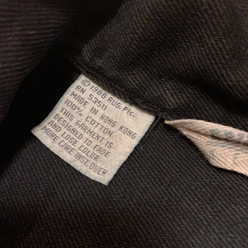 80s “The Phantom Of The OPERA” black denim ja