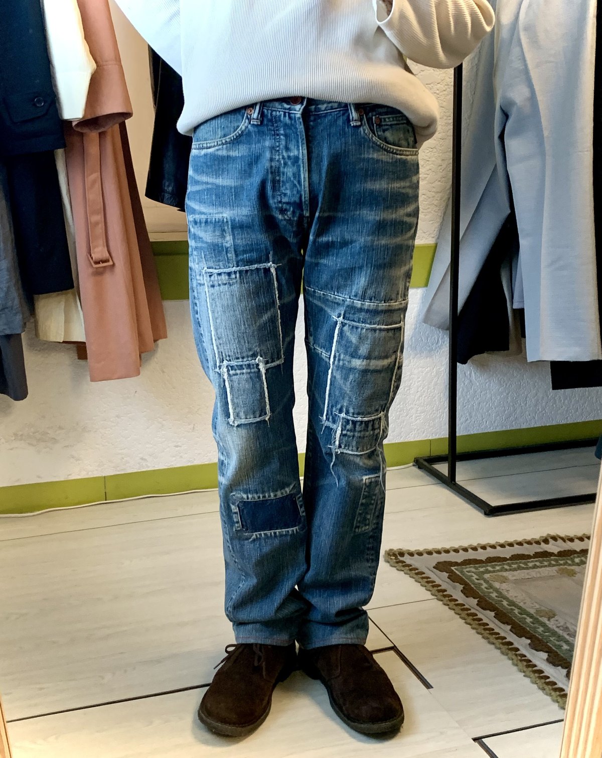 Paul Smith” RED EAR denim pants 】 | Skeleton