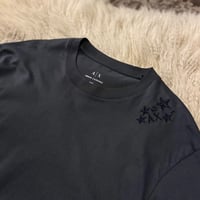 【 “ARMANI EXCHANGE” embroidered design T-shirt 】
