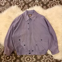 【 80s~ linen blend design jacket 】