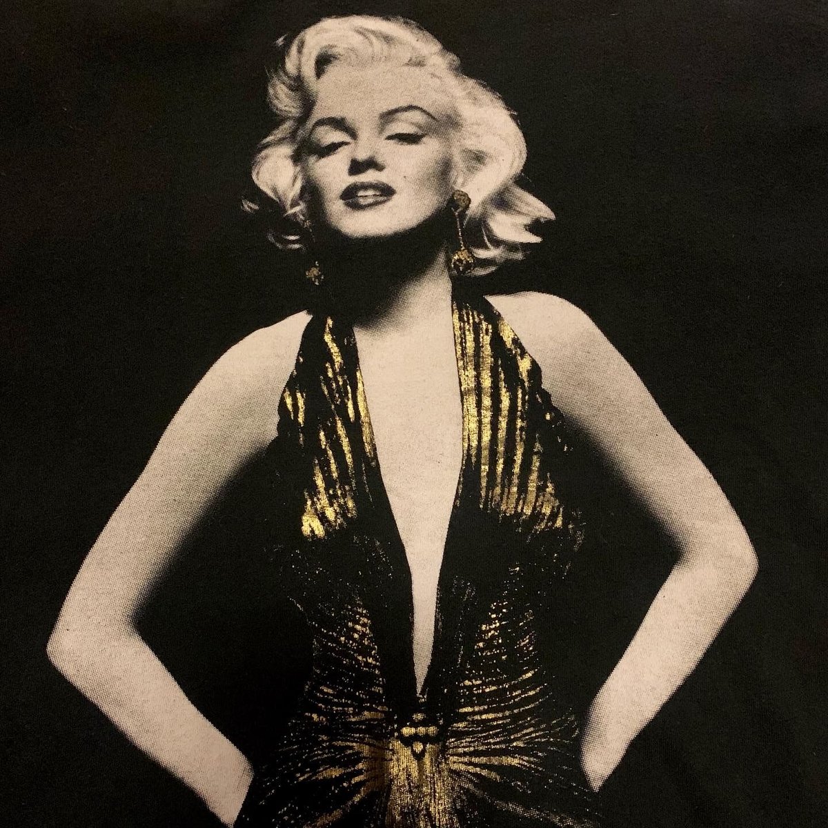 90s “Marilyn Monroe” print T-shirt 】 | Skelet