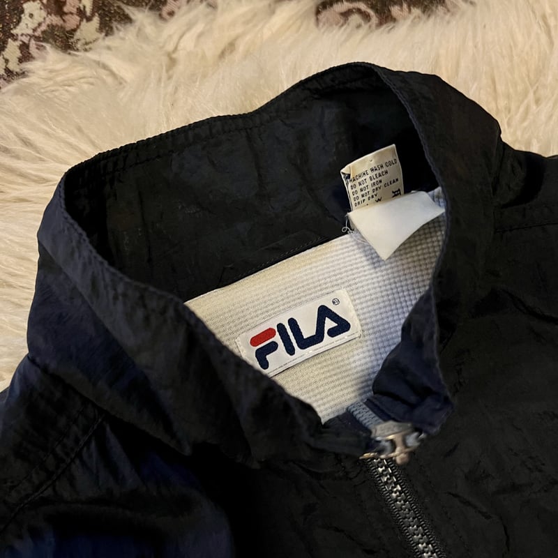 90s “FILA” nylon jacket 】 | Skeleton Lamp