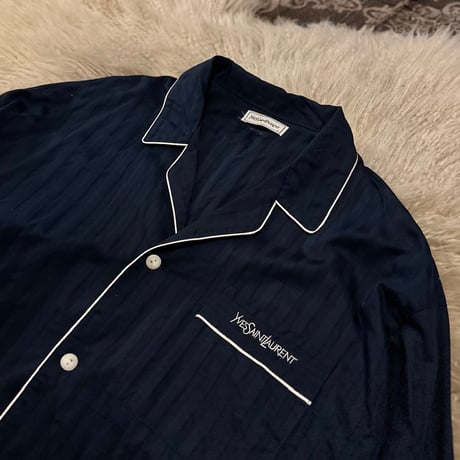 【 ~90s “Yves Saint Laurent” pajama shirt 】