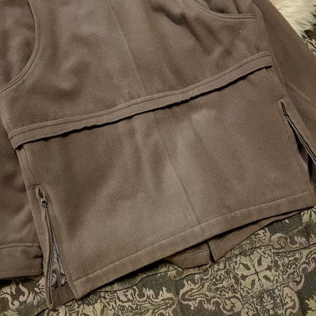 【 alpaca mix wool design half coat 】