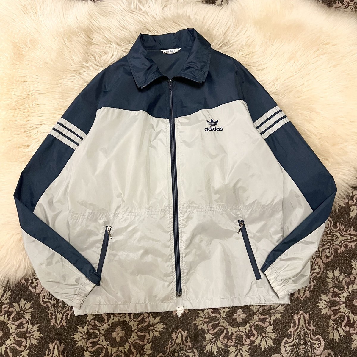 【 80s “adidas” nylon jacket 】