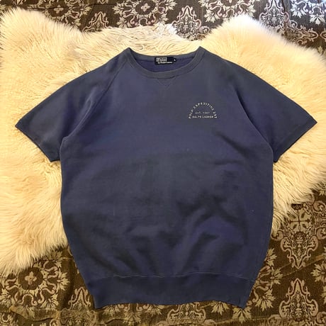 【 90s “Polo by Ralph Lauren” short sleeve sweat shirt 】
