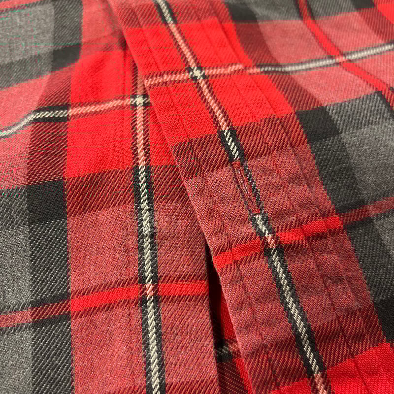 90s “LANDS'END” boro checked shirt 】 | Skelet