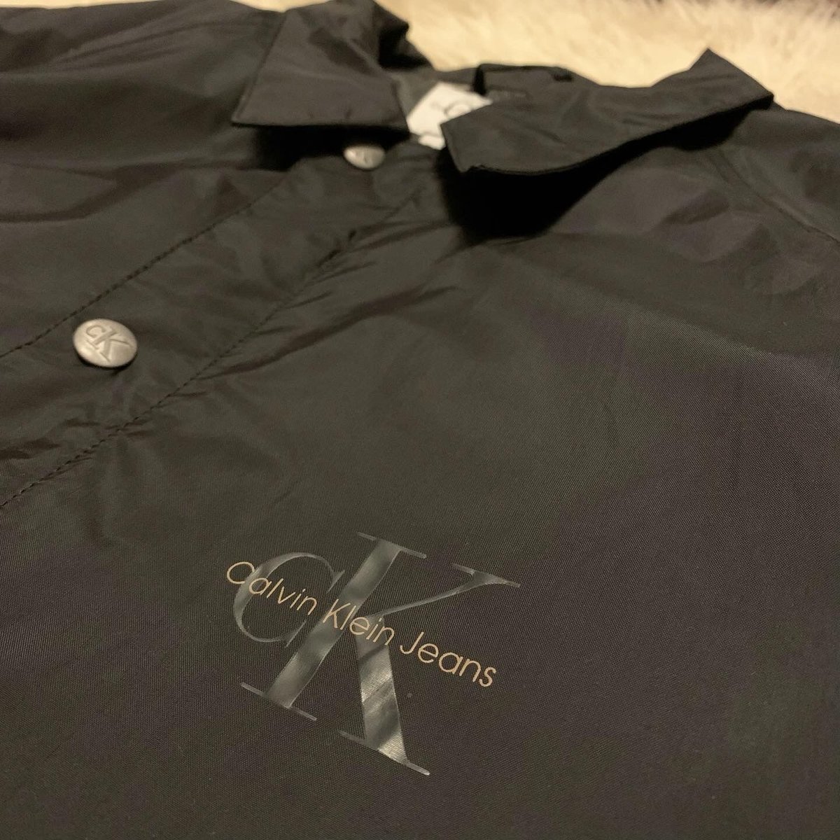 90s “Calvin Klein Jeans” coach jacket 】 | Ske...
