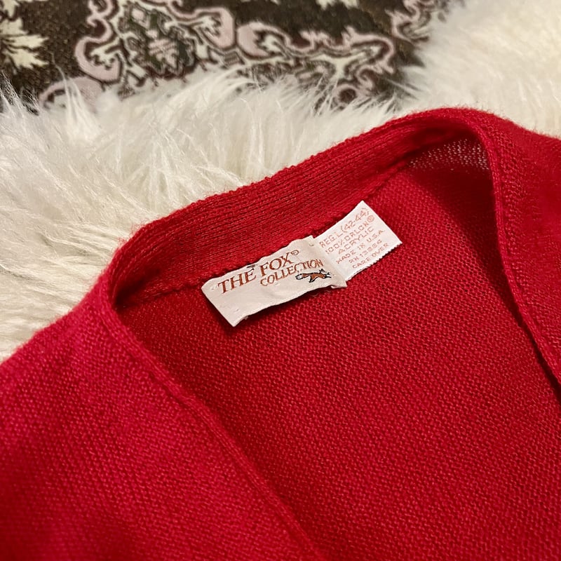 70s~ The fox collection cardigan 】 | Skeleton