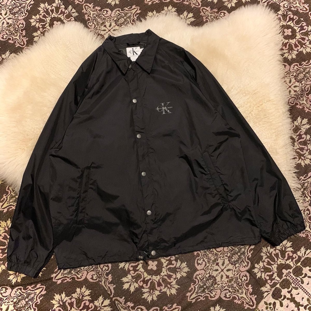 90s “Calvin Klein Jeans” coach jacket 】 | Ske