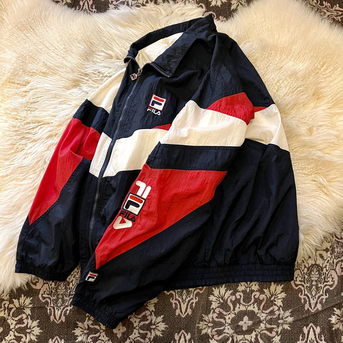 90s FILA ジャケット　中綿 FILA ナイロンジャケット 「ヴィンテージ古着」90s / フィラ