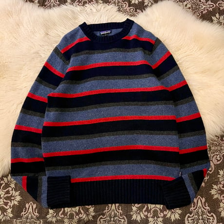 【 “Patagonia” border pattern sweater 】