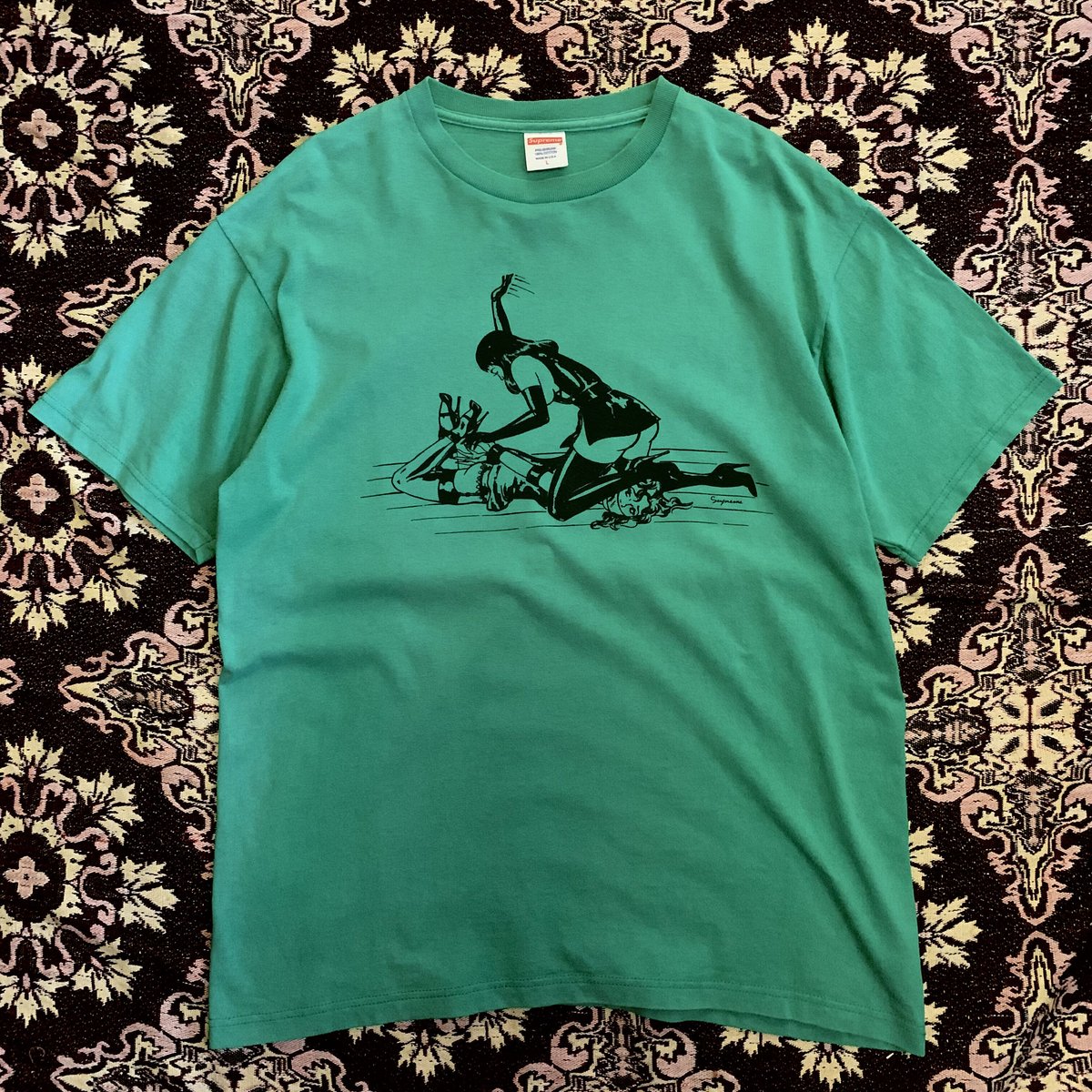 SUPREME” spanking tee shirt 】 | Skeleton Lamp