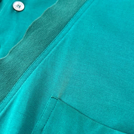 【 90s “OLD CELINE” cotton design polo shirt 】