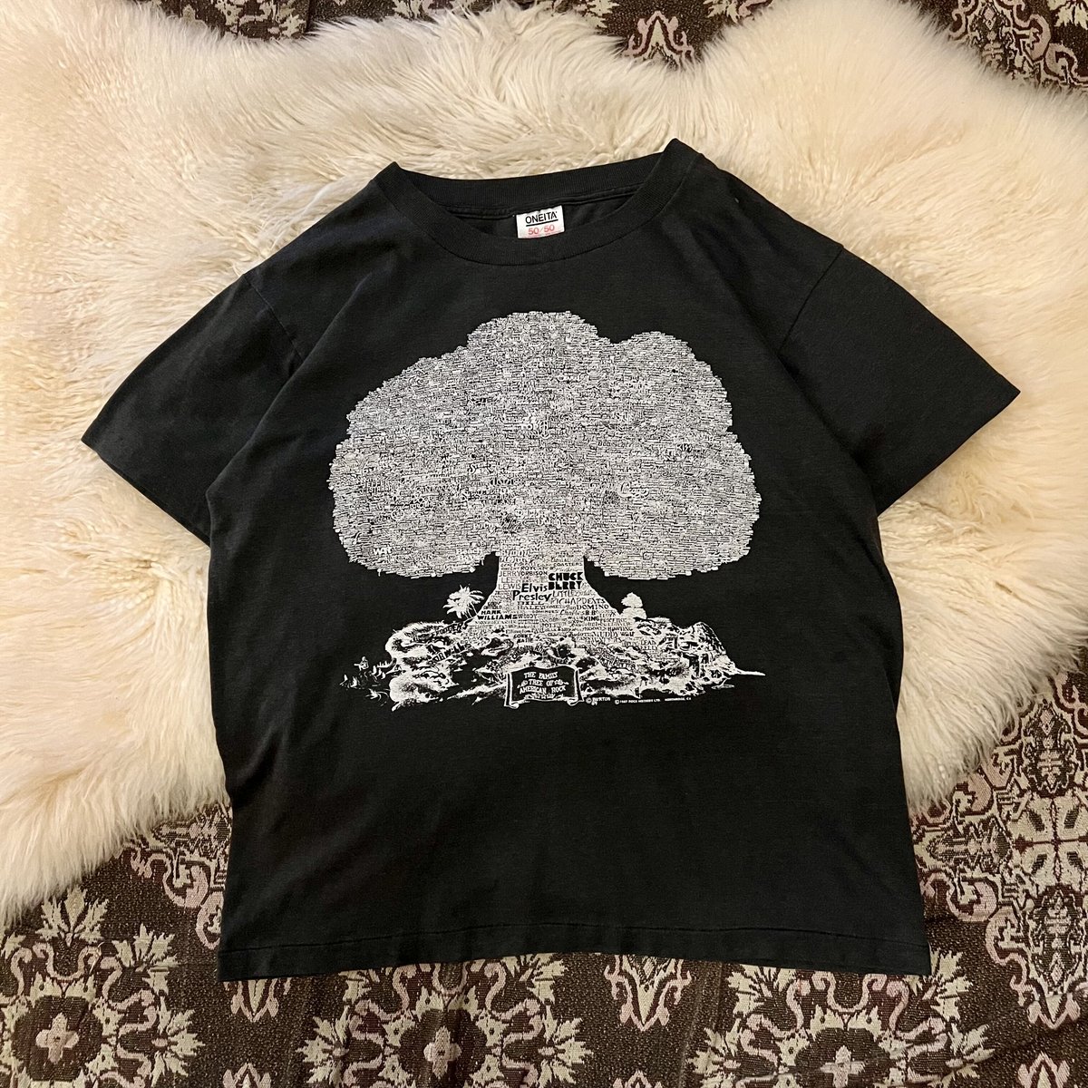 Family Tree of Rock N Roll ロングTシャツ サイズM Family Tree Of Rock 'N Roll