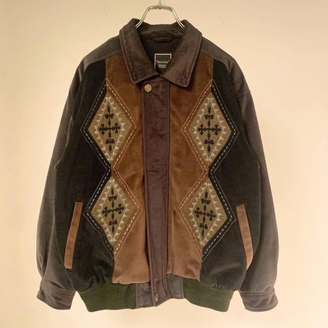 【 velour design jacket 】