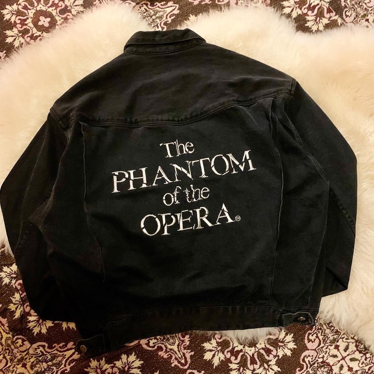 80s “The Phantom Of The OPERA” black denim ja