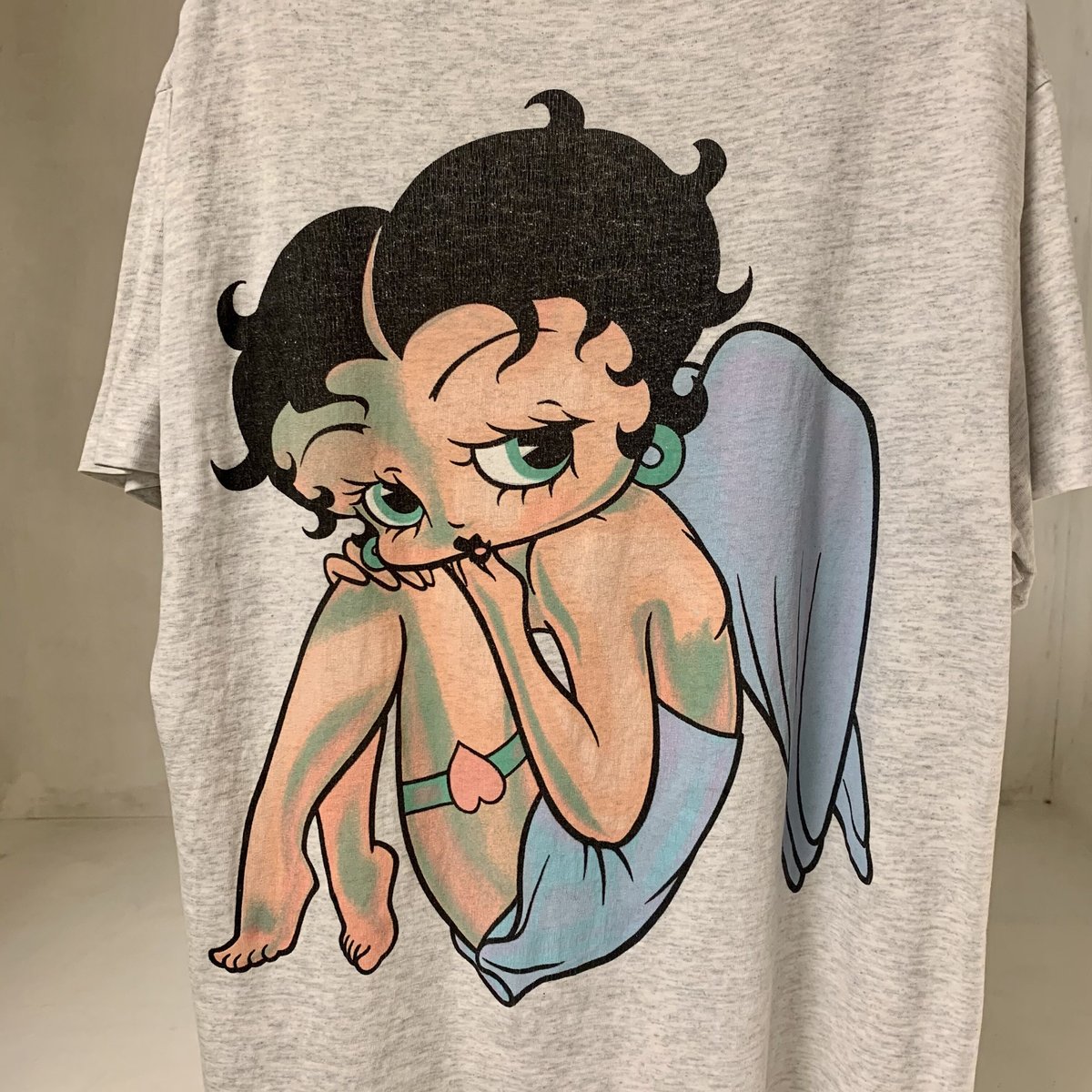 90's Betty Boop Tシャツ | Skeleton Lamp