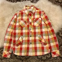 【 “Levi's” quilt checked design shirt jacket 】