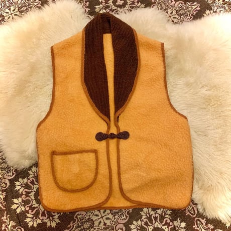 【 design fleece vest 】