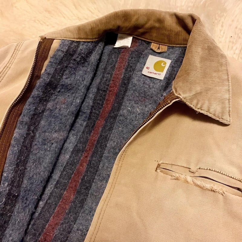 70s~ “Carhartt” detroit jacket】 | Skeleton Lamp