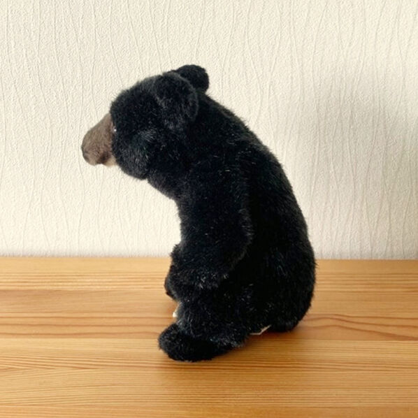 ぬいぐるみ 12345 ケーセン】お座りベア 黒 | MotherMoon Shop