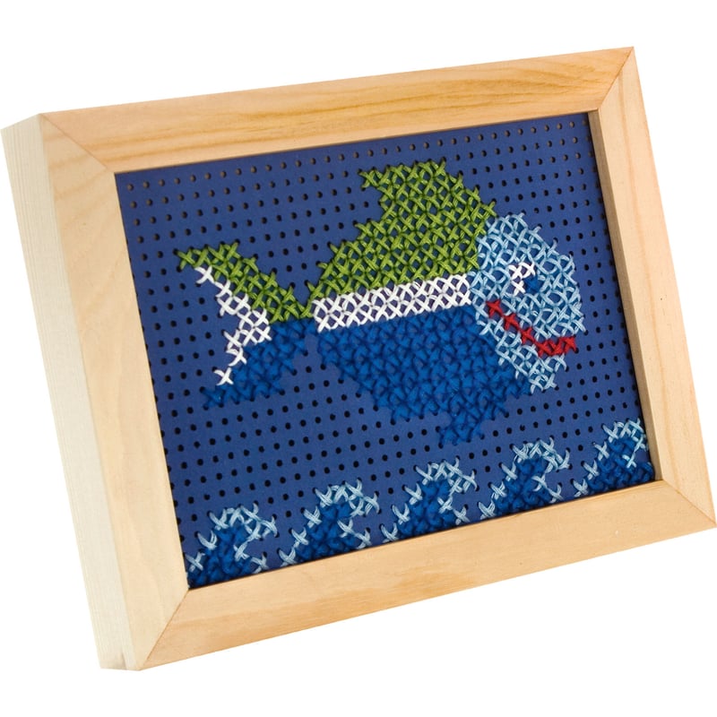 ステッチカードセット 針・糸付き | MotherMoon Shop