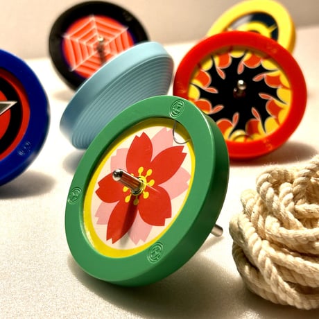 日本こままわし協会認定こま  ツバメ(6色セット)