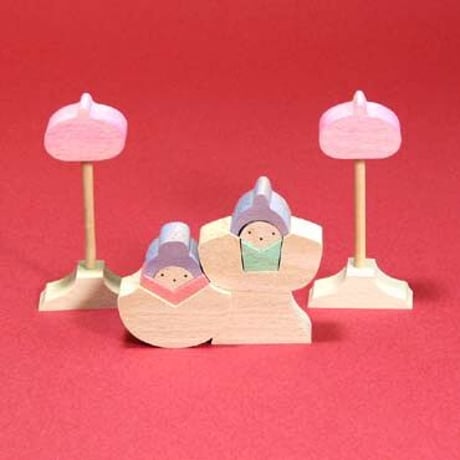 nanairo！！小黒三郎 組み木のひな人形 銀杏びな 小黒三郎 組み木のひな人形☆若干在庫あり！ - おもちゃと人形の専門店