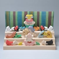 【五月人形】 里山円武者三段飾り