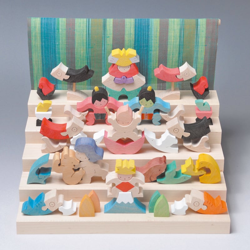 新品】小黒三郎里山円武者五段飾り