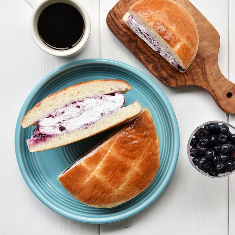 期間限定】牛乳パンレギュラー5個入（ブルーベリー） | SANCH